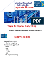 Lecture 4 Capital Budgeting