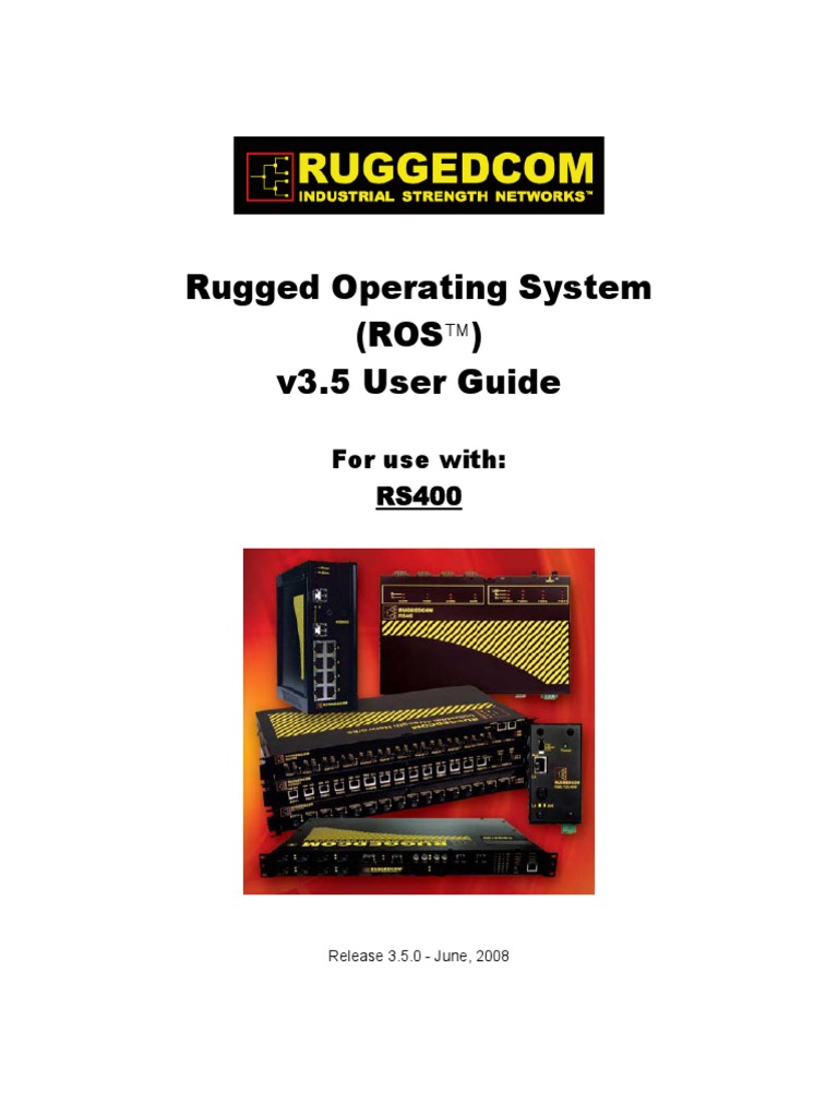 Ruggedcom Rs400 Manual de Usuario | PDF | Radius | Internet Protocols