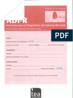 ADI R Entrevista Diagnostico Autismo Rev Entrevista Manual PDF LUCIANA