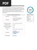 2020.usbls. Occupational Requirements Survey