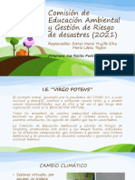 Comision de Educacion Ambiental y Gestion de Riesgo 2021