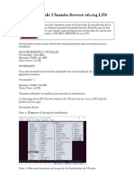 Instalación de Ubuntu Server 16.04 LTS MyBunker