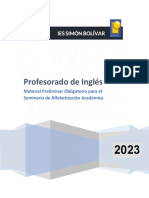 Material Preliminar Obligatorio - Inglés