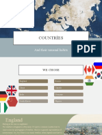 Countries Homework English