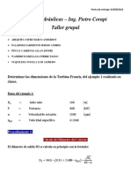 Taller Grupal Calculo de Dimensiones de Una Turbina Tipo Francis