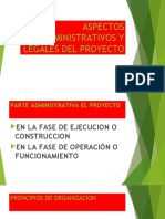 Aspectos Administrativos y Legales Del Proyecto