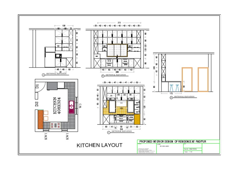 09 - Kitchen Layout Detailed | PDF