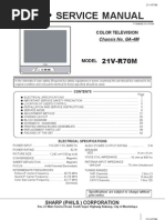 Service Manual: Color Television Chassis No. GA-4M