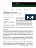 Optimal Untuk Dokumen Studi Kasus Penginputan Data Kendaraan Lapangan