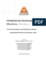 ATPS - Materiais de Construção Mecânica 2016