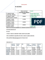 Sarcina Practică Salariul