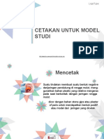 Cetakan Untuk Model Studi