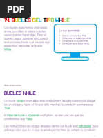 20 Ejercicios de Bucle while en Python | PDF