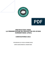 Instructivo Proyectos Pah 2022