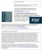 Ruiz-García - A Simplified Drift-Based Assessment Procedure For Regular Confined Masonry Buildings in Seismic Regions