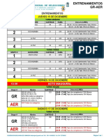 Programa Entrenamientos GR AER Nal Selecciones DIC 2022