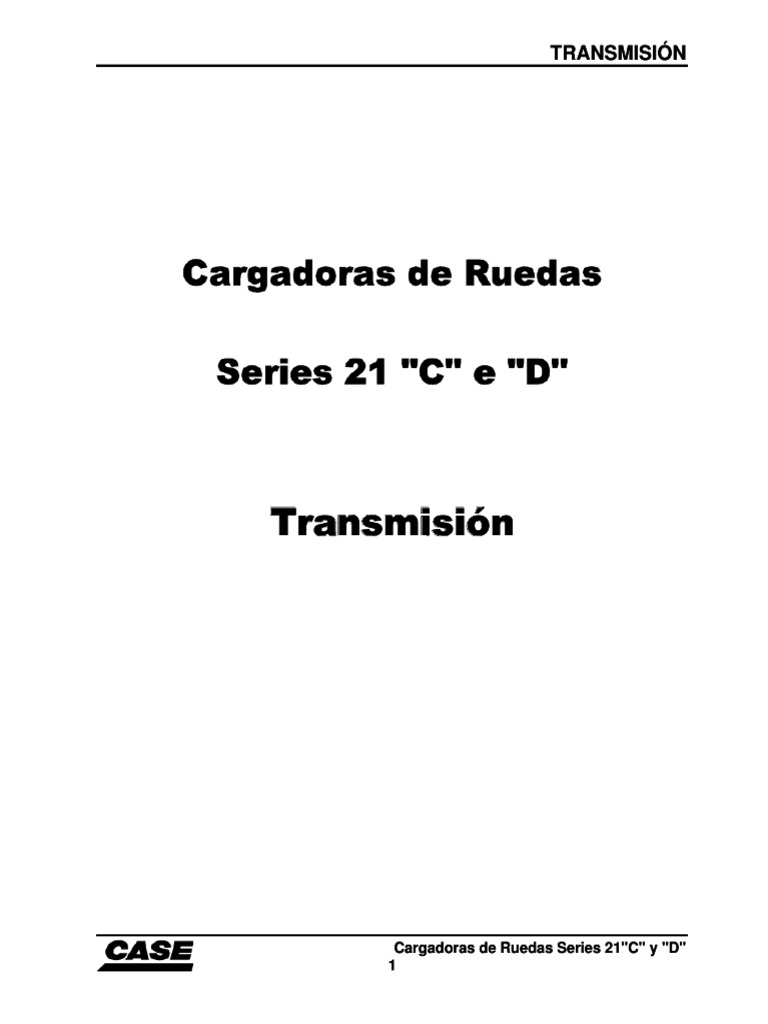 Cargador 821C | PDF | Embrague | Turbina