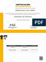Certificación: Diseñador de Software