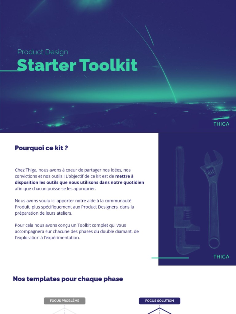 Thiga - UX Product Tools | PDF | Analyse SWOT | Empathie