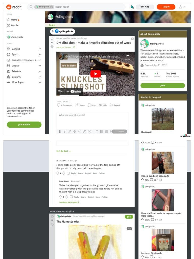 WWW Reddit Com R Slingshots Comments Weygv0 Diy Slingshot Make A