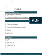 Passo A Passo - Manual de Incrição Na Sefin