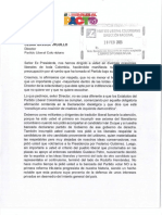 Carta Al Expresidente Cesar Gaviria