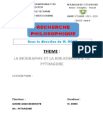 Recherche Philosophique: Theme