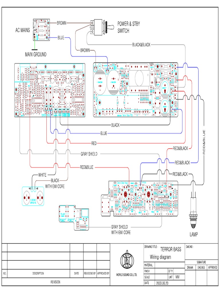 TB500 Bass Terror Wiring Diagram | PDF