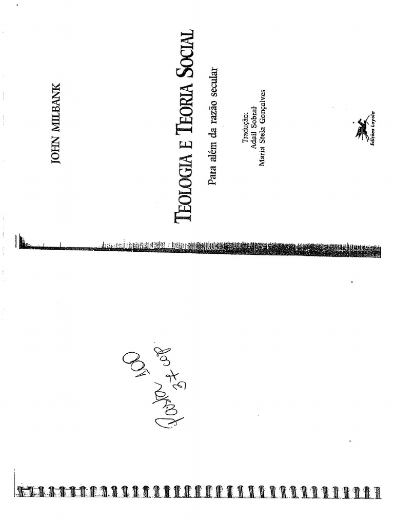 Milbank, Teologia e Teoria Social PDF