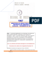 Manual de Drenaje Mop 1967