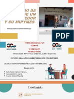 Estudio de Un Empresario y Su Mipymes