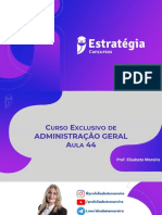 Administração Geral Gestâo Pessoas Aula 44