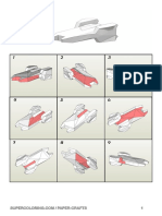 Dilgar Kahtrik Frigate From The Babylon 5 Paper Crafts