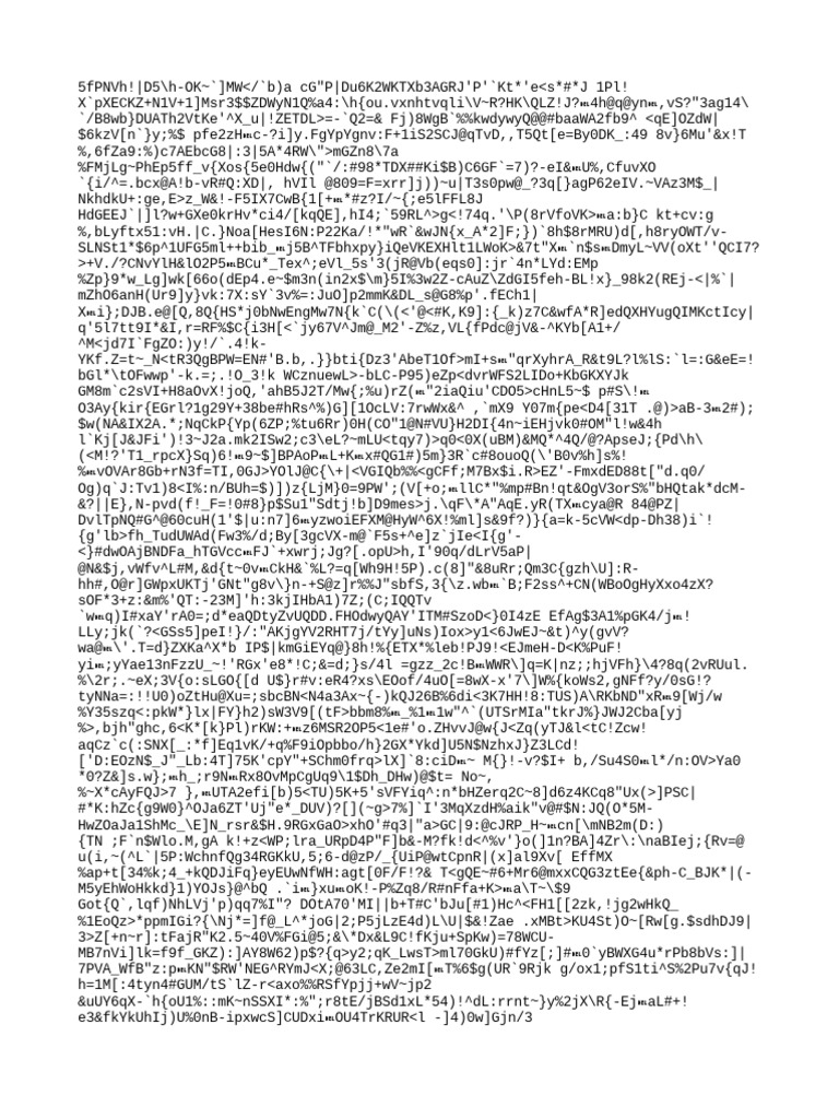 Random Text Document | PDF