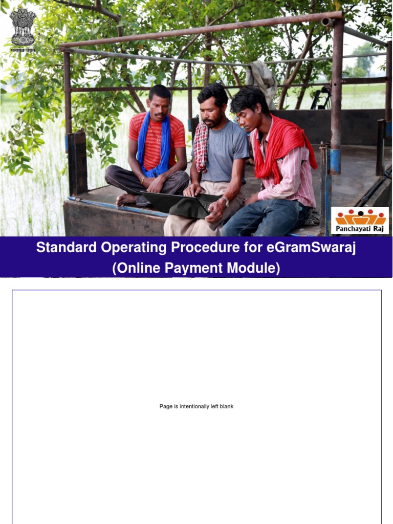 Sop egramswaraj pdf banking