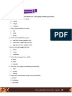 Penilaian Akhir Semester: A. Beri Tanda Silang (X) Pada Huruf A, B, Atau C Pada Jawaban Yang Benar