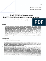 Las Fundaciones de La Filosofía