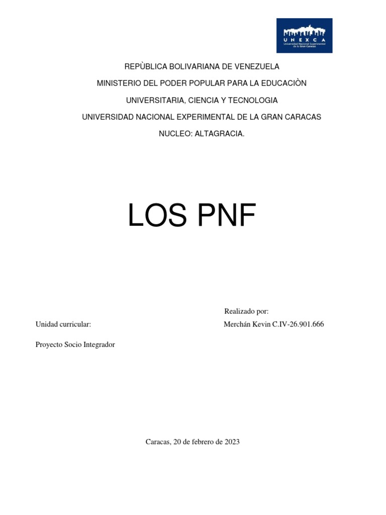 PNF-kevin Merchan | PDF | Venezuela | Planificación
