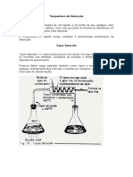 Vapor Saturado e Superaquecido