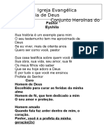 Exemplo de fé do pastor Eyshila