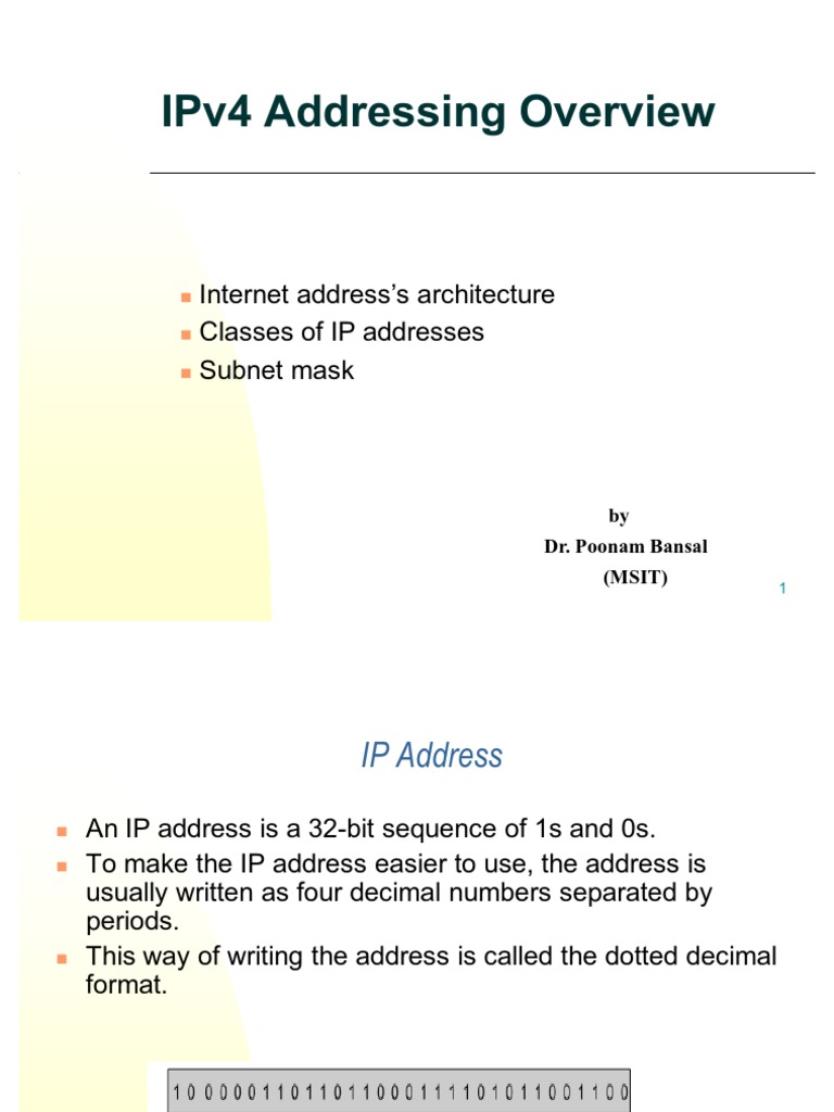 ip-address-ppt