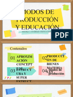 Modos de Producción y Educación