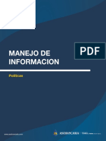 Políticas de Manejo de Información Aprobado JD Mayo 12 2016 1