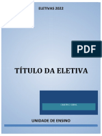 Modelo Ementa Eletiva