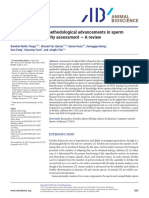 Semen Evaluation - Methodological Advancements in Sperm Quality-Specific Fertility Assessment - A Review