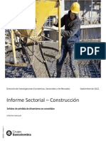 Informe Sectorial Construcción - Septiembre 2022