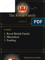 British Royal Family Members and Funding