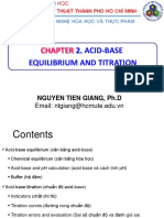 Chap 2. Acid-Base Equilibrium&titration