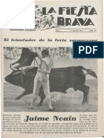 La Fiesta Brava (Barcelona) - 25-10-1935santiago Martinez de Ubago, No. 435