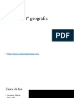 Fases Lua e Circunferência Terra